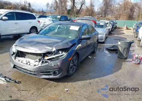 2017 Honda Civic Ex-T from USA, damaged, VIN 2HGFC1F33HH655433